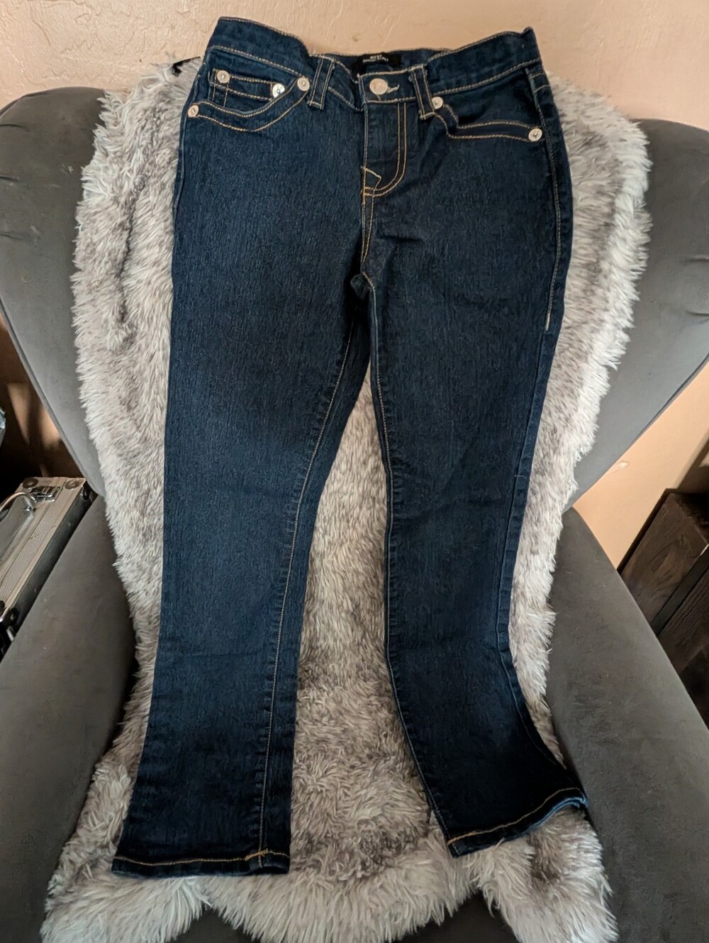 True Religion Dark Blue Kids Bootcut Jeans